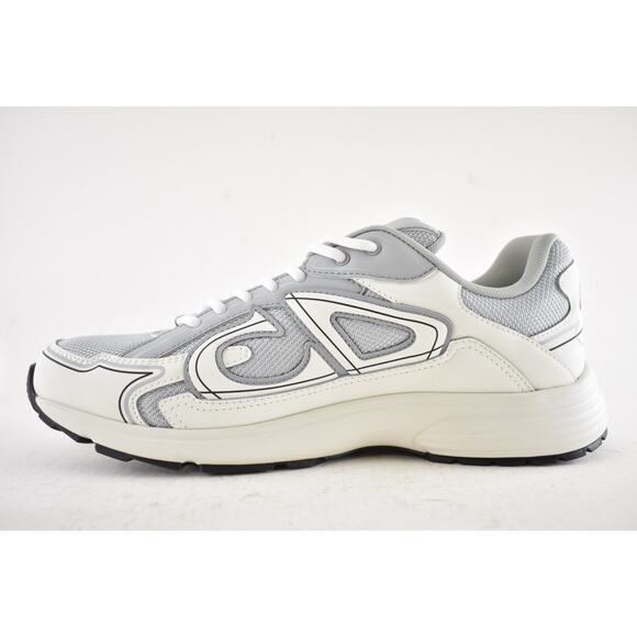 Dior Mens B30 Countdown Grey White Low Top Lace Up Flat Trainer Sneakers 44 11 - Picture 11 of 14